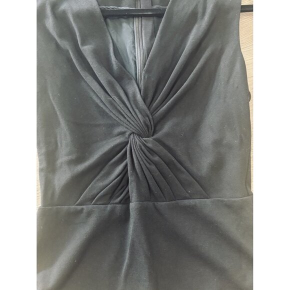 Jason Wu Sleeveless Peplum City Sleeveless Twisted Knot Knit Top-Black Medium - Picture 2 of 6